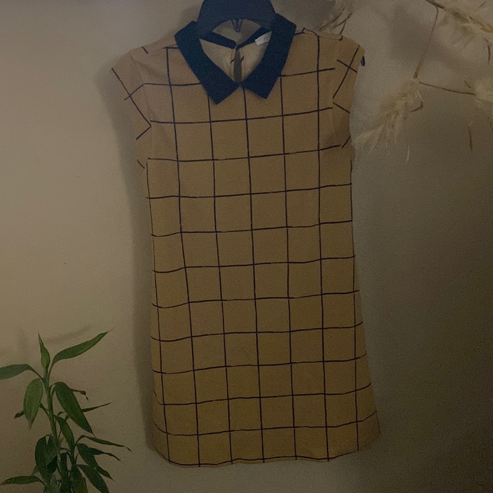 Lush dress size small hits right above knees